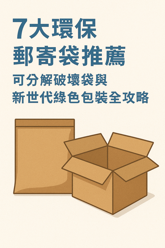 7大環保郵寄袋推薦：可分解破壞袋與新世代綠色包裝全攻略