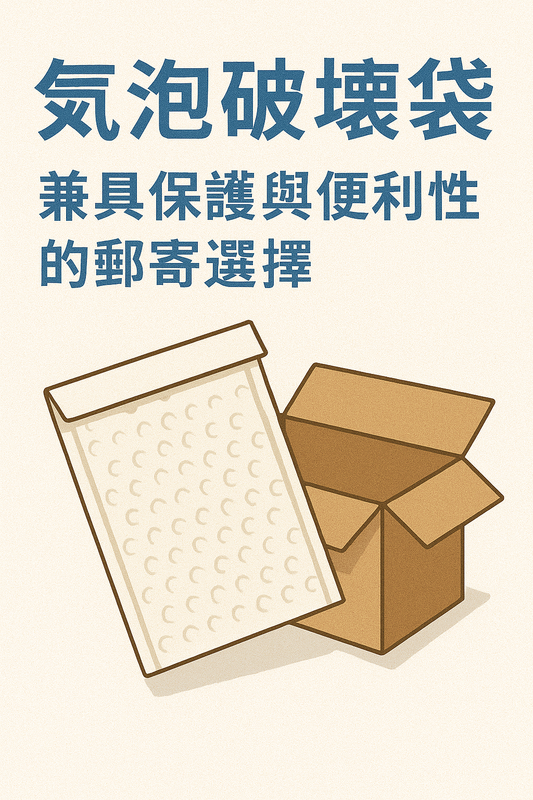 氣泡破壞袋：兼具保護與便利性的郵寄選擇