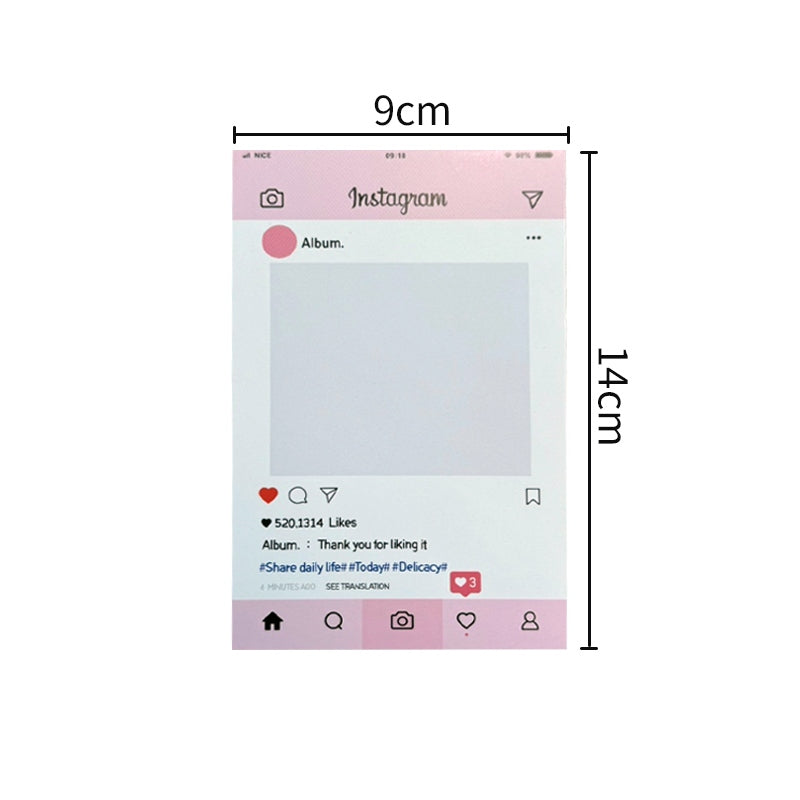 卡頭 卡背 背卡 IG迷你卡片 動態小卡 卡背 DIY手帳 小卡保護卡 美甲拍照道具 祝福卡 婚禮小卡