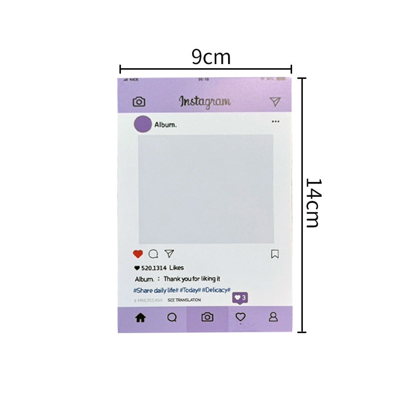 卡頭 卡背 背卡 IG迷你卡片 動態小卡 卡背 DIY手帳 小卡保護卡 美甲拍照道具 祝福卡 婚禮小卡