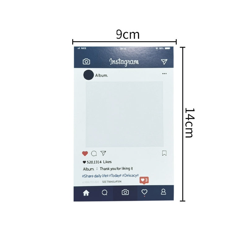 卡頭 卡背 背卡 IG迷你卡片 動態小卡 卡背 DIY手帳 小卡保護卡 美甲拍照道具 祝福卡 婚禮小卡
