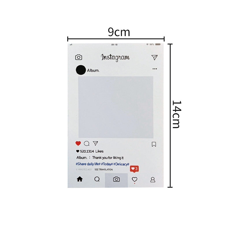 卡頭 卡背 背卡 IG迷你卡片 動態小卡 卡背 DIY手帳 小卡保護卡 美甲拍照道具 祝福卡 婚禮小卡