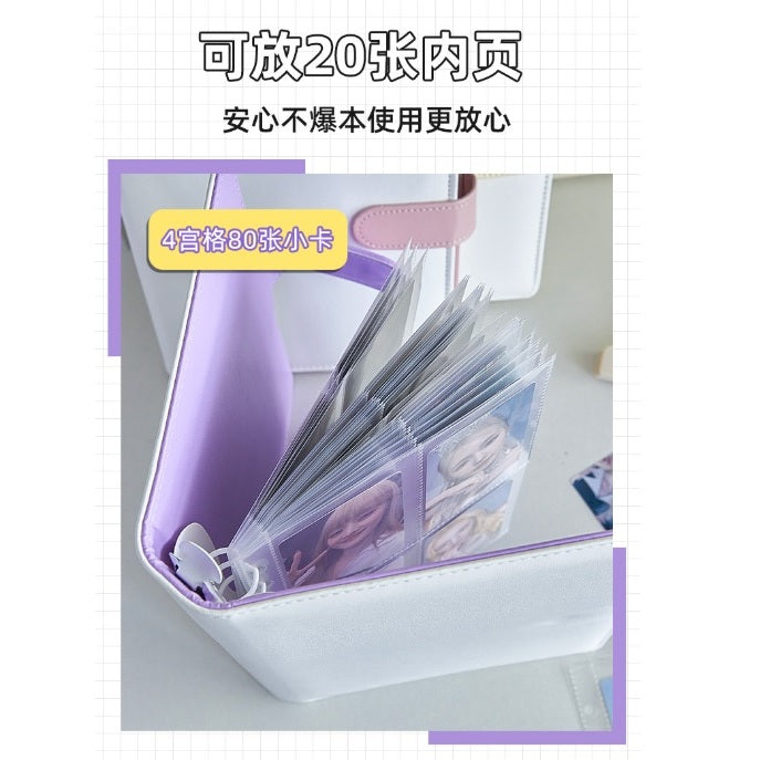 好棒棒偶像動漫店 韓國大容量四宮格卡冊 現貨隔日配 含20張四格內頁 再送10張不指定偶像封口貼 四格卡冊 小卡收納